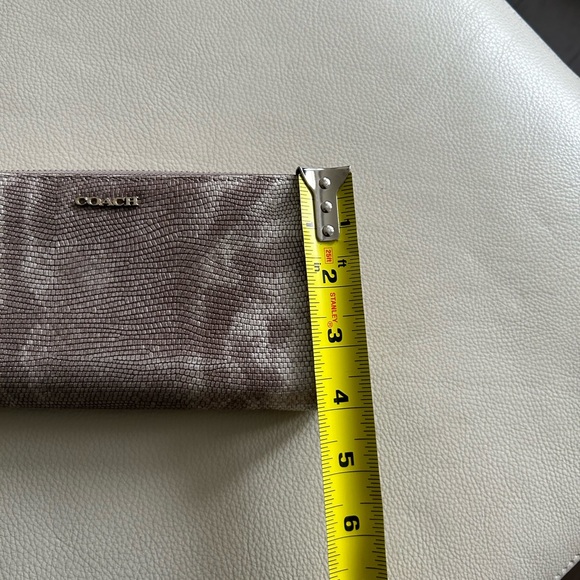 Coach snakeskin design leather wallet - Picture 3 of 4